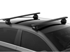 Strešné nosiče THULE s presahom pre SEAT Ibiza (Mk. IV) 5-dr Hatchback 2008-2017 klasická holá strecha - uchytenie sponové pod dvere (96993)