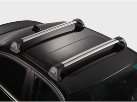 Strešné nosiče YAKIMA uzavreté pre AUDI Q8 Sportback e-tron 5-dr SUV od 2023 klasická holá strecha - uchytenie sponové pod dvere (88364)