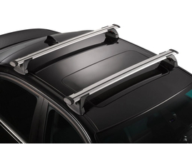 Strešné nosiče YAKIMA s presahom pre FORD Fiesta  5-dr Hatchback od 2018 klasická holá strecha - uchytenie sponové pod dvere (90545)