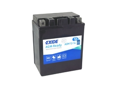 Motobatéria EXIDE BIKE Factory Sealed 12Ah, 12V, AGM12-14  (YTX14AHL-BS) (E4998)