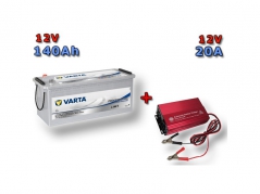 Výhodný set Trakčná bateria VARTA Dual Purpose 140Ah, 12V, 930140080 a multifunkční Nabíječky Fairstone ABC-1220D (930140080)