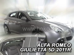 Deflektory na Alfa Romeo Giulietta, +zadné, r.v.: 2010 - (10114)