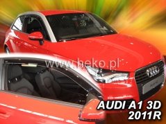 Deflektory na Audi A1, 3-dverová, 2010-2018 (predné) (10237)