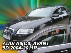 Deflektory na Audi A6 C6 Avant, 5-dverová, 2004-2011 (predné) (10216)