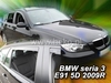 Deflektory na BMW 3 (E91) Combi, 5-dverová, 2005-2012 (+zadné) (11143)