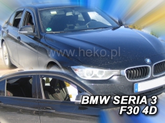 Deflektory na BMW 3 (F30), 4-dverová, 2012-2019 (+zadné) (11150)