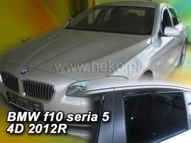 Deflektory na BMW 5 F10 sedan, 4-dverová, 2010-2016 (+zadné) (11148)