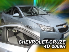 Deflektory na Chevrolet Cruze sedan, 4-dverová, r.v.: 2009 - (10527)