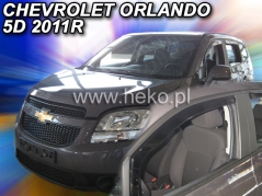 Deflektory na Chevrolet Orlando, 5-dverová, r.v.: 2011 - (10532)