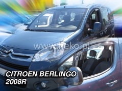 Deflektory na Citroen Berlingo II, 2-dverová, r.v.: 2008 - 2018 (26133)