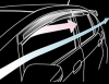 Deflektory na Citroen C1, 5-dverová, r.v.: 2014 - (29638)