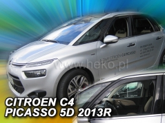 Deflektory na Citroen C4 Picasso MK2, 5-dverová, r.v.: 2013 - (12258)