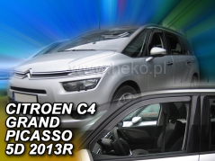 Deflektory na Citroen C4 Grand Picasso MK2, 5-dverová, r.v.: 2013 - (12258)