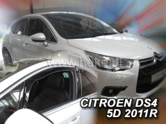 Deflektory na Citroen DS4, 5-dverová, r.v.: 2011 - (12252)