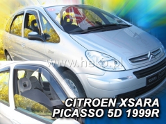 Deflektory na Citroen Xsara Picasso, 5-dverová, r.v.: 1999 - 2010 (12222)