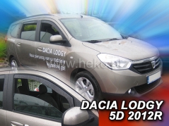 Deflektory na Dacia Lodgy, 5-dverová, r.v.: 2012 - (13109)