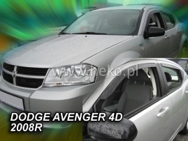 Deflektory na Dodge Avenger, 4-dverová, r.v.: 2008 - (13411)