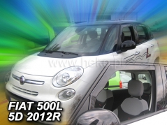 Deflektory na Fiat 500L, 5-dverová, r.v.: 2012 - (15170)