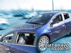 Deflektory na Fiat Bravo, 5-dverová, r.v.: 2007 - (15150)