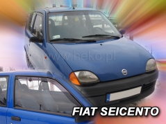 Deflektory na Fiat Seicento, 3-dverová, r.v.: 1998 - (28250)