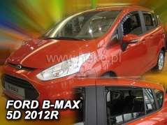 Deflektory na Ford B-Max, 5-dverová (+zadné), r.v.: 2012 - (15235)