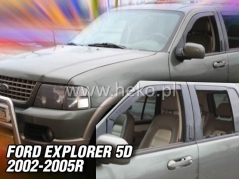 Deflektory na Ford Explorer III, 5-dverová, r.v.: 2002 - 2005 (15273)