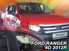 Deflektory na Ford Ranger, 4-dverová, r.v.: 2012 - (15303)