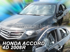 Deflektory na Honda Accord CU, 4-dverová, r.v.: 2008 - (17146)