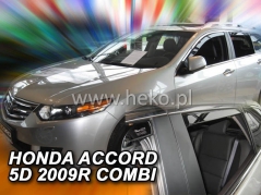 Deflektory na Honda Accord combi, 5-dverová (+zadné), r.v.: 2009 - (17151)