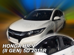 Deflektory na Honda HR-V II, 5-dverová (+zadné), r.v.: 2015-2021 (17179)