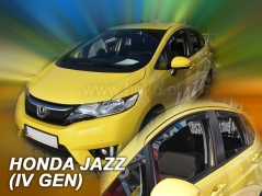 Deflektory na Honda Jazz IV, 5-dverová (+zadné), r.v.: 2014-2020 (17173)