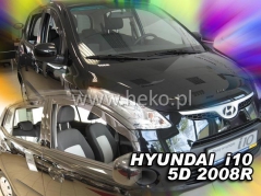 Deflektory na Hyundai i10, 5-dverová, r.v.: 2008 - 2014 (17251)