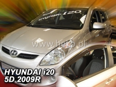 Deflektory na Hyundai i20, 5-dverová, r.v.: 2008-2014 (17258)