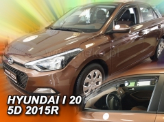 Deflektory na Hyundai i20 II, 5-dverová, r.v.: 2014-2020 (17282)