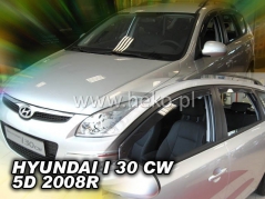 Deflektory na Hyundai i30 CW, 5-dverová, r.v.: 2008 - (17255)