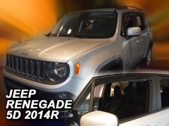 Deflektory na Jeep Renegade, 5-dverová, r.v.: 2014 - (19126)