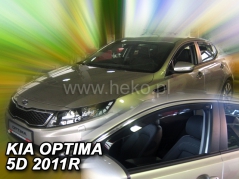 Deflektory na Kia Optima, 5-dverová, r.v.: 2011 - 2015 (20155)