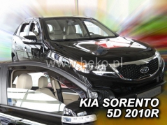 Deflektory na Kia Sorento II, 5-dverová, r.v.: 2009 - 2015 (20145)
