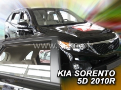 Deflektory na Kia Sorento II, 5-dverová (+zadné), r.v.: 2009 - 2015 (20146)