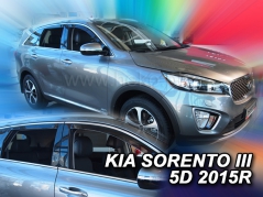 Deflektory na Kia Sorento III, 5-dverová (+zadné), r.v.: 2015-2020 (20167)