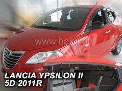 Deflektory na Lancia Ypsilon II, 5-dverová (+zadné), r.v.: 2011 - (21215)