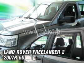 Deflektory na Land Rover Freelander II, 5-dverová, r.v.: 2007 - (27228)