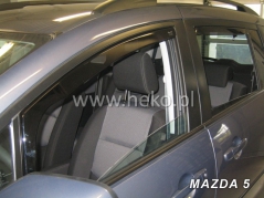 Deflektory na Mazda 5, 5-dverová, r.v.: 2006 - (23131)