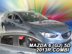 Deflektory na Mazda 6 GJ combi, 5-dverová (+zadné), r.v.: 2013 - (23161)