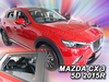 Deflektory na Mazda CX-3, 5-dverová (+zadné), r.v.: 2015 - (23168)