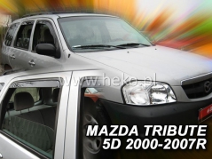 Deflektory na Mazda Tribute, 5-dverová (+zadné), r.v.: 2000 - 2007 (23148)