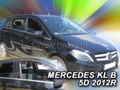 Deflektory na Mercedes Class B W246, 5-dverová, r.v.: 2011-2019 (23277)