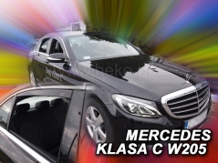 Deflektory na Mercedes Class C W205 sedan, 4-dverová (+zadné), r.v.: 2014-2021 (23291)