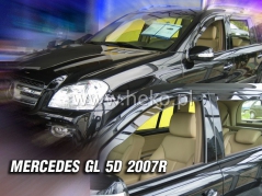 Deflektory na Mercedes Class GL X164, 5-dverová, r.v.: 2007 - 2013 (23259)