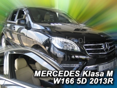 Deflektory na Mercedes Class M W166, 5-dverová, r.v.: 2011 - 2019 (23283)